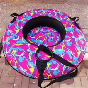 Heavy-Duty Snow Tube Sled for Winter Racing and Alpine Slope Activities