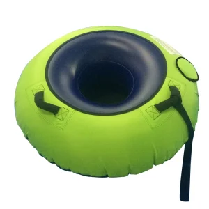 Heavy duty 1 Rider Inflatable Towable Snow Sled Tube with Nylon Cover