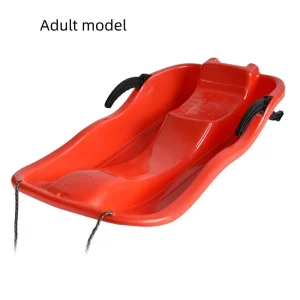 High-Density PP Snow Tube Sled Rider for Kids with Pull Rope, Cold-Resistant Toboggan