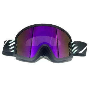 High Quality Anti Fog UV400 Purple Mirror Lens Ski Goggles Snow Custom Snowboarding Goggles for Men