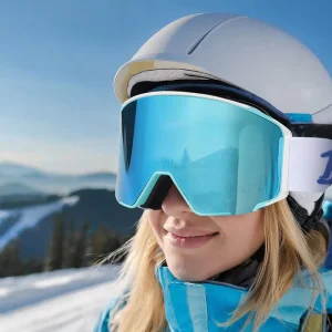 High Quality Custom Ski Goggles for Maximum Eye Protection for Sports and Outdoor Activities with Cylindrical Lens