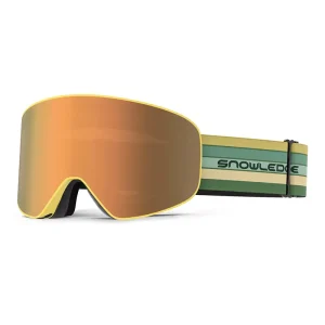 High Quality Fashion Cylinder Lens Ski Goggles Outdoor Winter Sports Eyewear Anti Fog Snow Goggles With Triple Layers Soft Foam