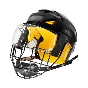 High Quality Ice Hokey Equipment Player Helmet With A3 Steel Cage Ice Hockey Helmet