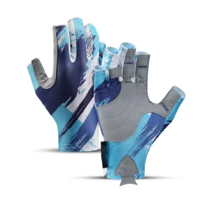 High Quality Mens Fishing Glove Custom logo Sun protection Gloves Fishing Small MOQ Fishing Gloves Beautiful for Men and Women