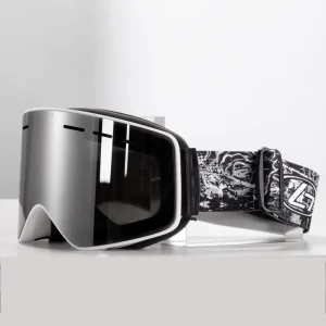 High Quality Mirrored Lens Magnetic Anti fog OEM ODM Snow Ski Goggles UV400 protection Skiing Glasses Best Snowboard Goggles