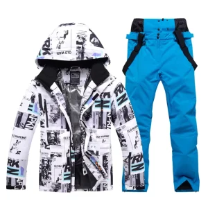 High Quality Windproof and Waterproof Ski & Snow Wear Winter Cold Outdoor Zip Sports Jackets and Pants for Women and Men