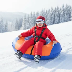High-Strength PVC Kids Ski Tube, Cold-Resistant, Anti-Rollover, Customizable