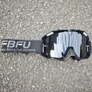 High quality FBFU FB Factory Custom Cycling Sports Goggles Windproof Lightweight Nylon/Cashmere Extra Lenses Tear offs
