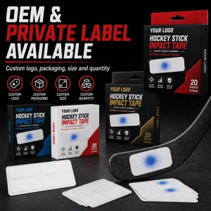 Hockey Stick Impact Tape, No-Residue Training Sticker for Shooting Accuracy