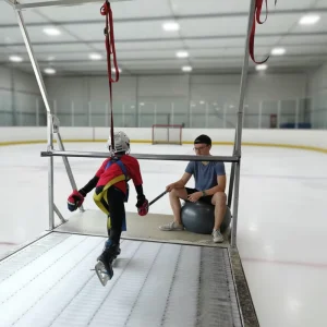 Hockey Training Machine Real Ice Skating Practice Ice Skating Treadmill Hockey Training Machine Hockey Trainer