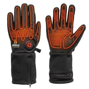 Horse Riding Heated Gloves Electric Waterproof Touchscreen Outdoor Snow Cold Weather 7.4V Heated Gloves Rechargeable