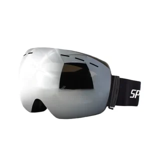 Hot Sell Custom UV Protection Microfiber Protective Silver Ski Snowboard Goggles