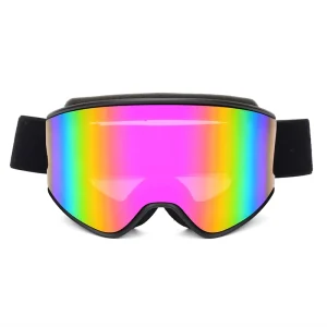 Hot Selling Oversize UV Protection Snow Mountain Trekking Glasses OEM ODM Outdoor Buckle Magnetic Skiing Goggles