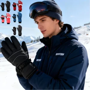 Hot Selling Touchscreen Windproof Snowing Men Sports Thermal Winter Warm Gloves