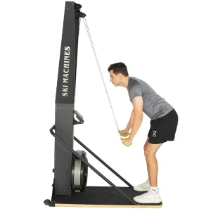 Hot selling Commercial Sports Ski Trainer Simulator Fitness Equipment air Resistance Ski Machine