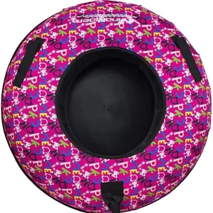 IS004 Inflatable Butyl Rubber Snow Tube, 100 cm, Foldable and Towable