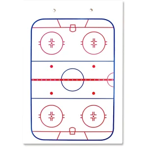 Ice Hockey Coaching Board Dry Double Sided Erase Whiteboard with Marker and Pen Clip for Coaches Hockey Equipment Accessories