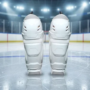 Ice Hockey Knee Pads Black Protection for KHL/NHL Players Size SR/INT/JR