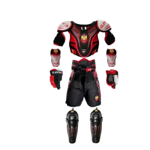 Ice Hockey Protective Gear Set With Bag Youth Kit Shoulder Elbow Shin Pads Gloves Pants