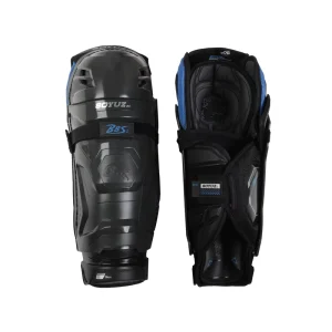 Ice Hockey Shin Guard and Knee Pad Black Protective Equipment for KHL