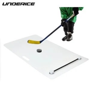 Ice Hockey Shooting Pad with Rebounder Training Equipment Hockey Passing and Stickhandling Pad