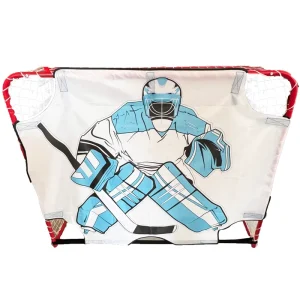 Indoor Outdoor Steel Kids Roller Street Hockey Goal Practice Target