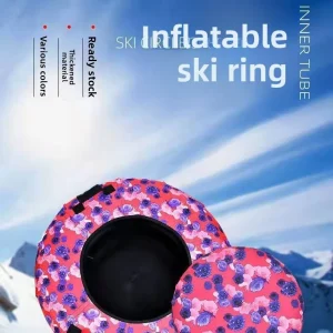 Inflatable Foldable Safety Snow Tube Water Ski Tube Heavy Duty Polyester Tubing with Customized Logo