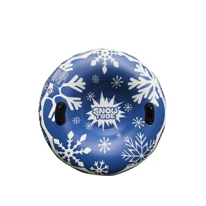 Inflatable PVC Foldable Snow Ski Sledge Winter Indoor Outdoor Playing Equipment Sledding Tube