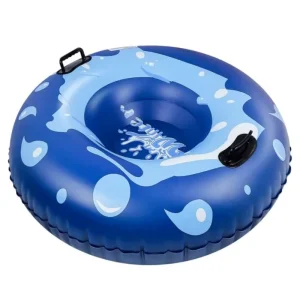 Inflatable Snow Sled Durable Large with Two Handles Winter Outdoor Sport Snow Tube