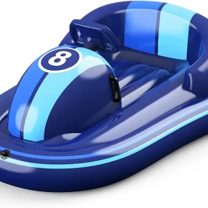 Inflatable Snow Sled Heavy Duty Large Snow Tube for Sledding with Reinforced Handles Winter Toys Gifts for Kids