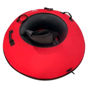 Inflatable Snow Tube Single or Double Person Red Customized Color Snow Ski Sledge