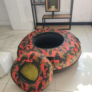 Inflatable Snow Tube With a Sturdy Bottom and Handle Suitable for Children and Adults Snow Tube