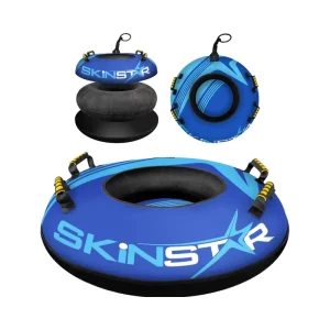Inflatable Snow Tube and Sled, 100 cm Diameter, Nylon, for Adults