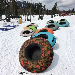 Inflatable Snow Tube for Children and Kids Winter Sledding