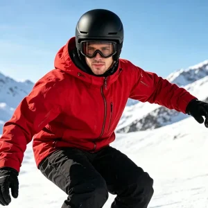 JH213 Certified In-Mold PC Adjustable Ski and Snowboarding Helmet with Protective Earpads and Removable Warm Liners for Adults