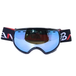 JR005-B Men’s and Women’s Ski Goggles Clear Lens Wide Field of View Anti-Fog Windproof