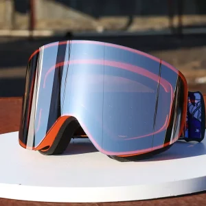 Julong New Arrival Antifog Uv400 Interchangeable Lens Ski Glasses Adults Snowboard Goggles Magnetic