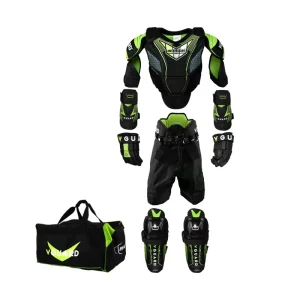 Junior Inline and Ice Hockey Protective Gear Shoulder Pads Elbow Pads Gloves Pants