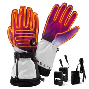 KS230 Rechargeable Heated Gloves for Men and Women, 7.4V 6400mAh Battery, Waterproof Nylon, for Outdoor Use