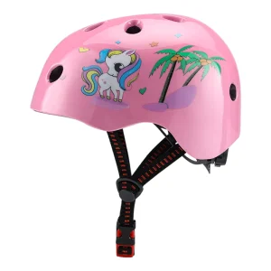 Kids’ ABS Helmet, Adjustable with Cute Pattern and Thickened Inner Layer for Bike, Scooter, and Skateboard Riding