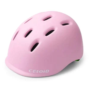Kids Girls Matte Pink Biking Helmet Lightweight PC Shell ABS Material for Skating and Riding CE Certified