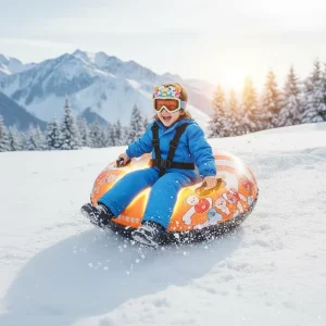 Kids PVC Ski Tube, Thickened, Cold-Resistant, Multi-Function, Skiing and Water Sports, Customizable