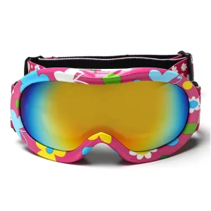 Kids Ski Goggles UV400 Protection Full Frame Snowboard Glasses Polarized Mirror Lens OEM Children Snow Sport Eyewear Custom Logo