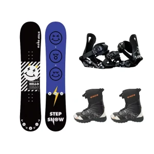 Kids Snowboard Set with Bindings and Boots, Lightweight Junior Gear