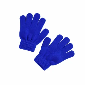 Kids Winter Gloves Waterproof Acrylic Full Finger Knit Comfortable Protective for Daily Life and Water Activities