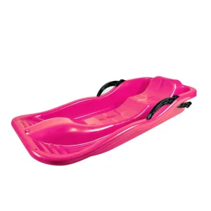 Kids and Adult Durable Large Plastic Snow Sledge Toboggan Sled with Rope and Brake