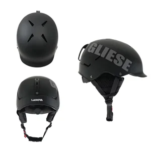 LANOVA 8 Air Vents Custom Ski Helmet Ice Skating Helmet Free Adjustment Balance Car Skating Snow Helmet