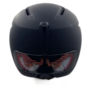 LED Bike Helmet PC+EPS Material Protective Design Programmable Display Unisex Adult Cycling Gear for Outdoor Riding