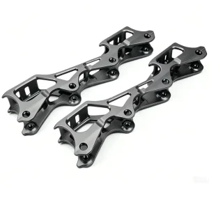 LENWA Custom 7075 Alloy Inline Skate Frames OEM ODM Freestyle Speed Skating Frame Manufacturer Aluminum CNC Machining Supplier