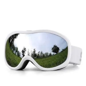 LS217 Double-Lens Anti-Fog Polarized Men’s TPU Ski Goggles Myopia Fit Windproof Waterproof HD Vision
